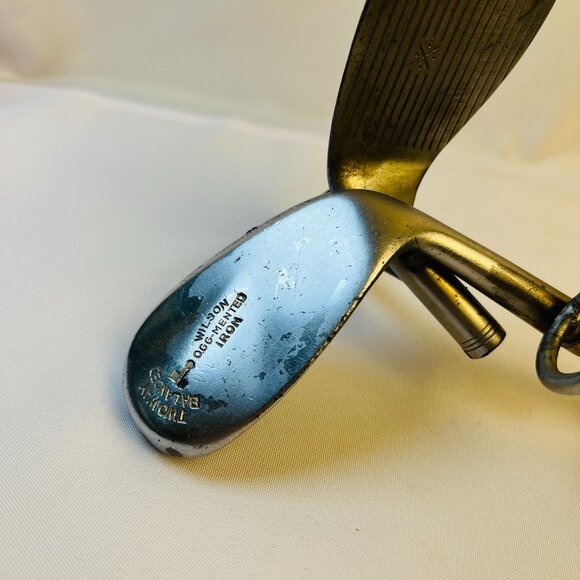 Dual Golf Club Head Novelty Wine Bottle Holder Unique Collectible One of a Kind - Picture 6 of 10